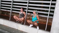 Chubby Amateur Milf Sarah Janes Outdoor Masturbation