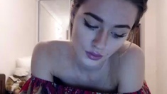 Brunette Solo Webcam Masturbation