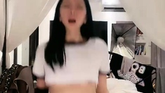 Japanese teen hardcore masturbating at Asian chatroom