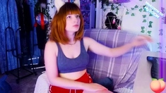 Jodi Amateur Redhead Uses The Vibraking Toy