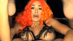 Big boobs milf masturbates with her dildo