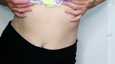 Young amateur teen in solo masturbation getting kinky