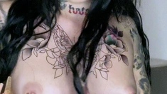 Close up amateur masturbating solo