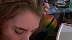 Wet and messy amateur blowjob and handjob