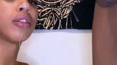 Amateur black whore steamy 69 and hardcore fucking