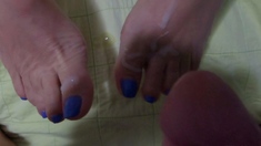 Maitresse Madelines solo foot fetish POV