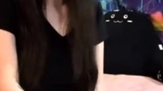 Hottest brunette solo webcam masturbation 2
