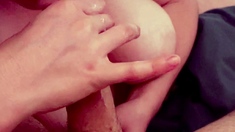 Awsome titjob handjob blowjob