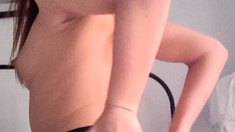 Hottest brunette solo webcam masturbation 2