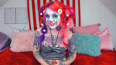 Slutty_Spice – Femdom Futa Clown Makes You Beg for Anal