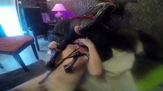 Crossdresser Couple's Anal Pleasures for Daddy