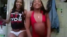 Black Amateur Strippers on Webcam