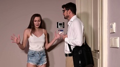 Stacked brunette goes solo toys and masturbation