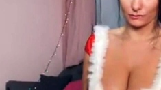 Big Tits Xmas Webcam Show