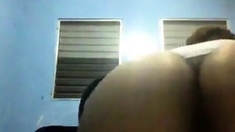 Granny Shows Off Her Big Ass On Webcam