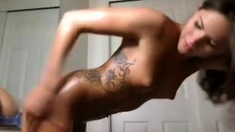 Romanian amateur webcam teen masturbate