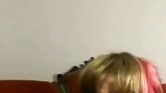 Cumbrain Amateur Dildo Blowjob With Face Close Up