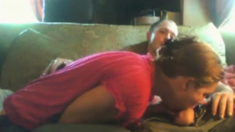 Dude Cums In Gf Mouth Then Kisses Her