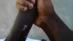 Big Black Dick cumming in Public