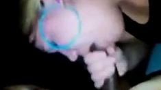 Blonde Sucking Bbc And Swallowing Cum