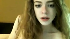 Cute Girl On Webcam