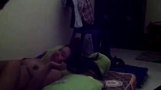 Indonesian Sexy Babe With Her Boyfriend