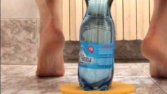 Extreme Ass Insertion With 2 Plastic Bottles